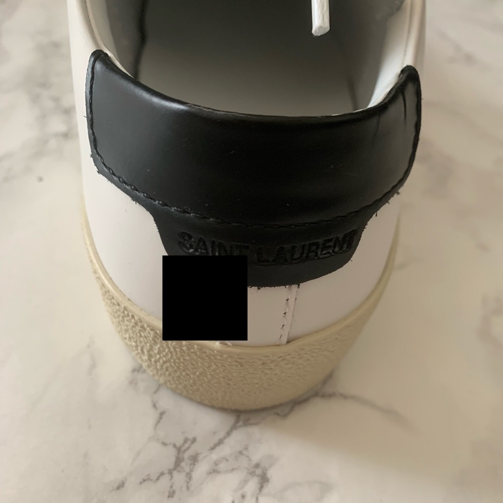 Saint Laurent Classic Court Sneakers-  Size 35 - Picture 4 of 7